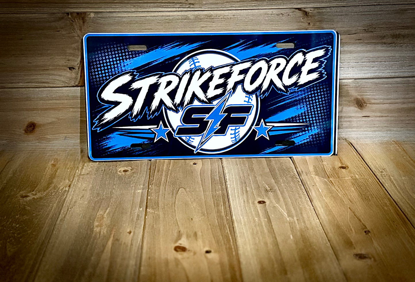 Strikeforce Baseball License Plate