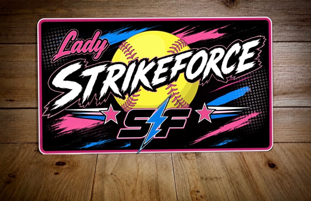 Lady Strikeforce License Plate