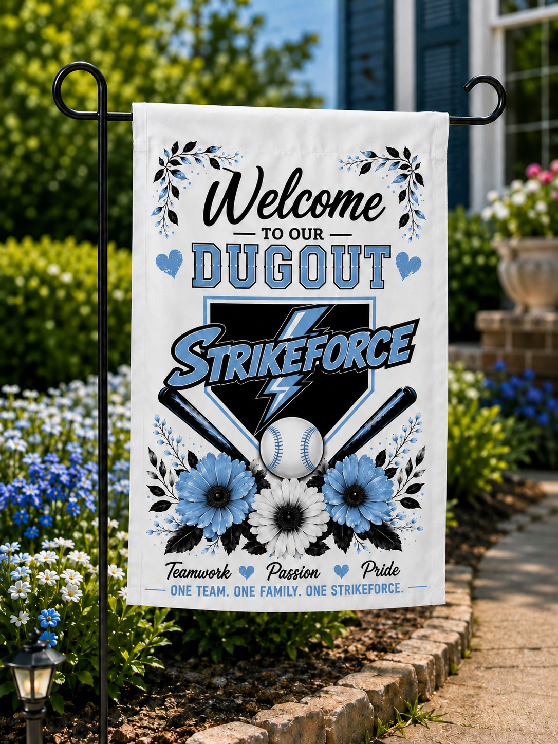 Strikeforce Baseball Garden Flag