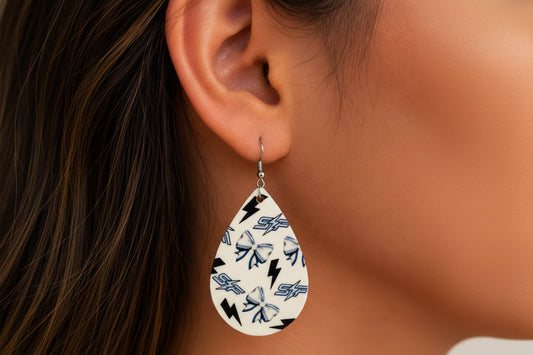 Strikeforce Baseball Earrings