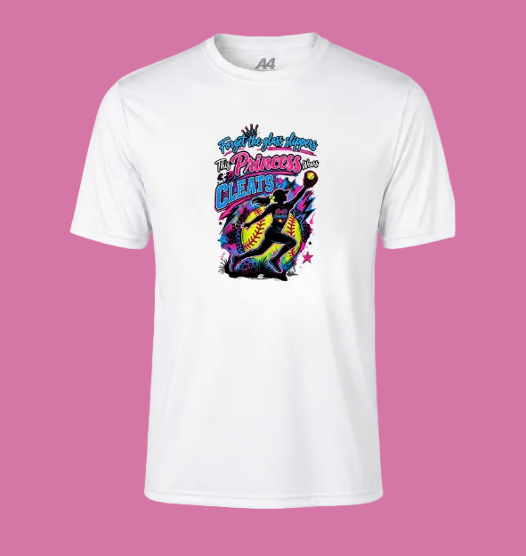 Lady Strikeforce Softball- Design 5. This Princess Wears Cleats