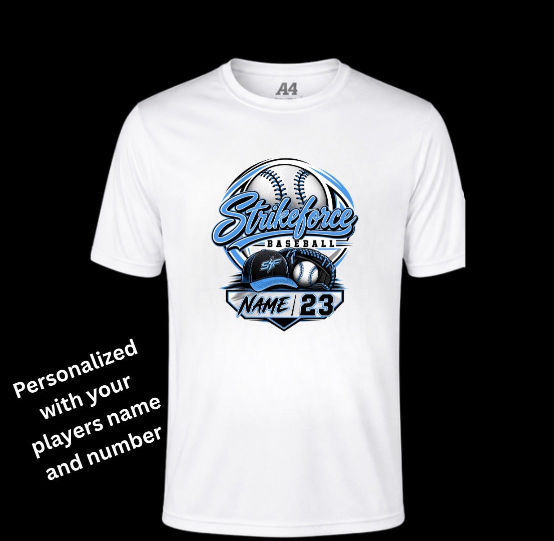 Strikeforce Baseball Spirit Shirt- Design 4 (Personalized)