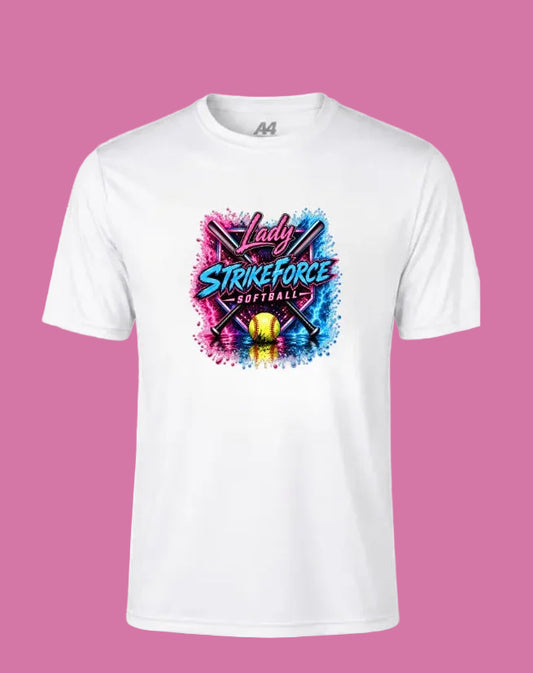 Lady Strikeforce Softball Spirit Shirt- Design 1